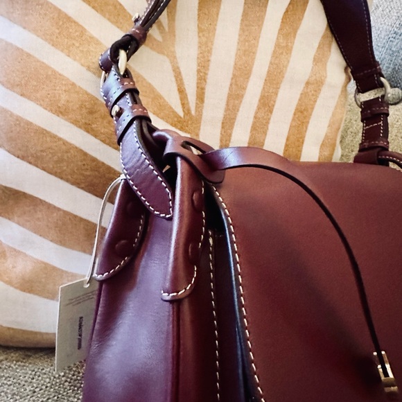 RADLEY LONDON SHOULDER BAG Saddle Bag EQUESTRIAN STYLE in Smooth Leather. - Picture 13 of 16